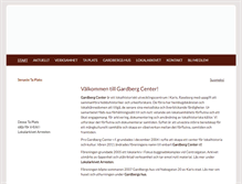 Tablet Screenshot of gardbergcenter.hembygd.fi