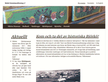 Tablet Screenshot of bjorkomuseum.hembygd.fi